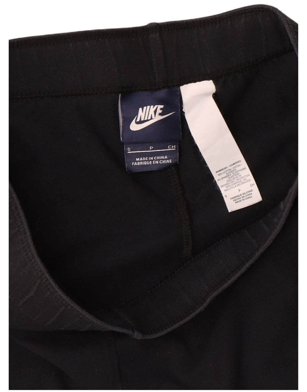 Nike Womens Graphic Capri Leggings UK 8 Pequeno Algodão Preto
