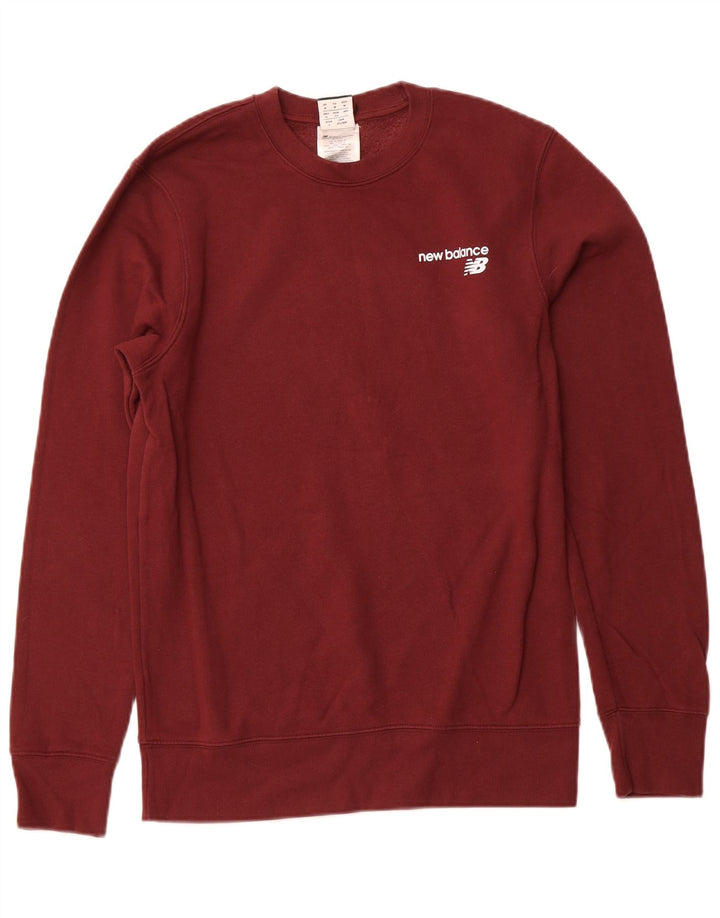 Moletom masculino NEW BALANCE médio algodão Borgonha