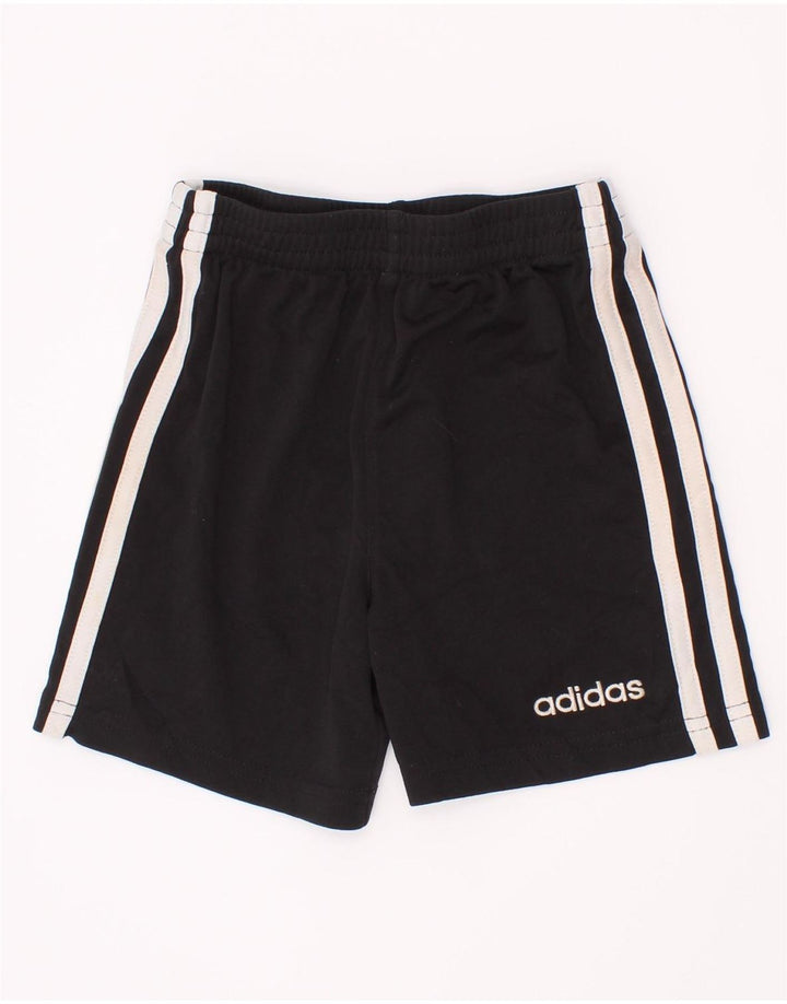 Shorts esportivos Adidas para meninos 18-24 meses preto poliéster