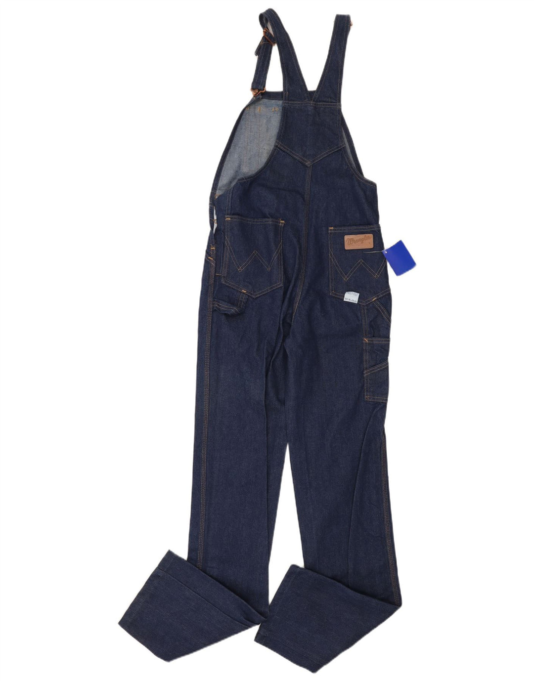 Macacão masculino WRANGLER jeans reto W29 L36 algodão azul marinho