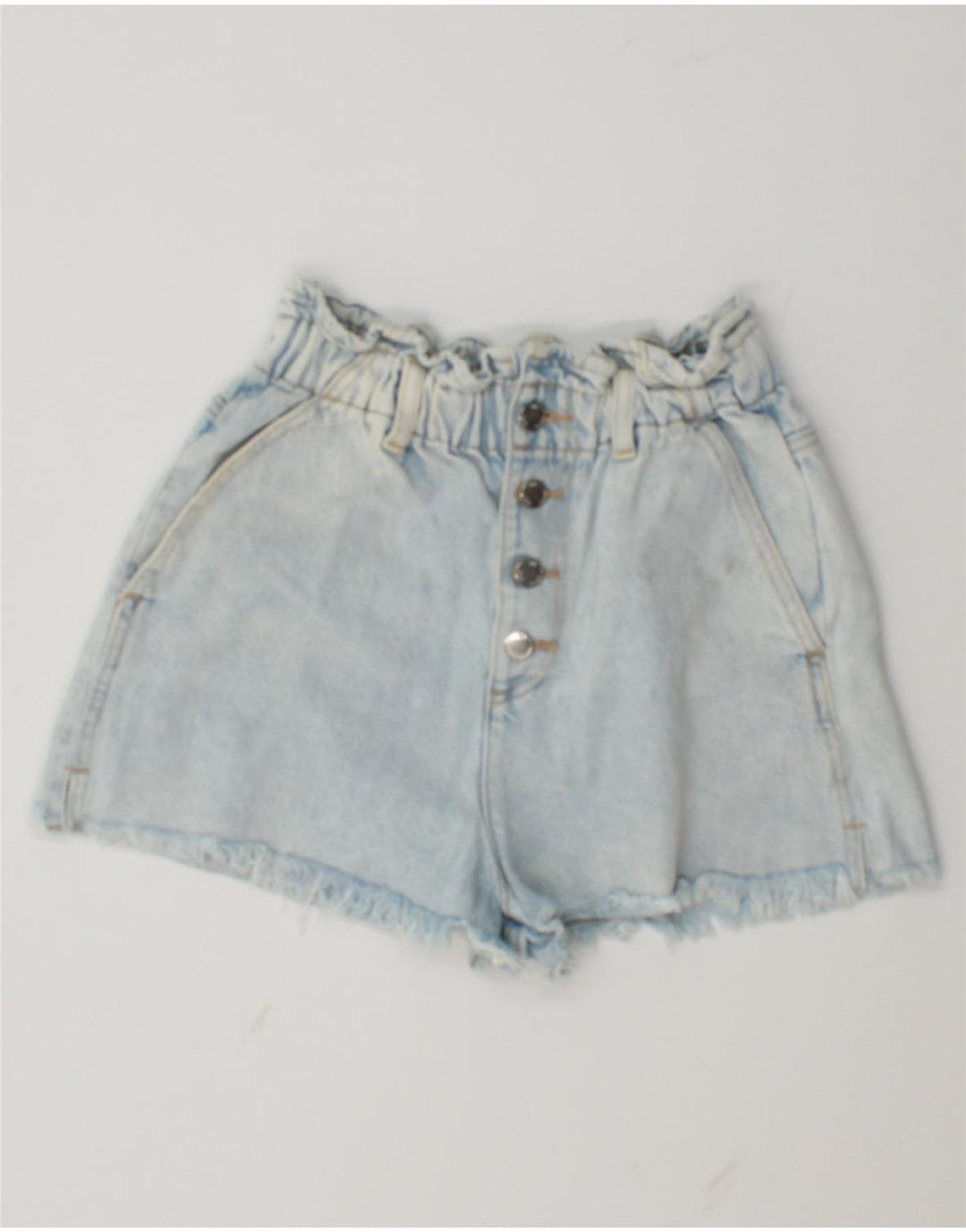 Shorts jeans feminino ZARA EU 34 2XS W24 azul