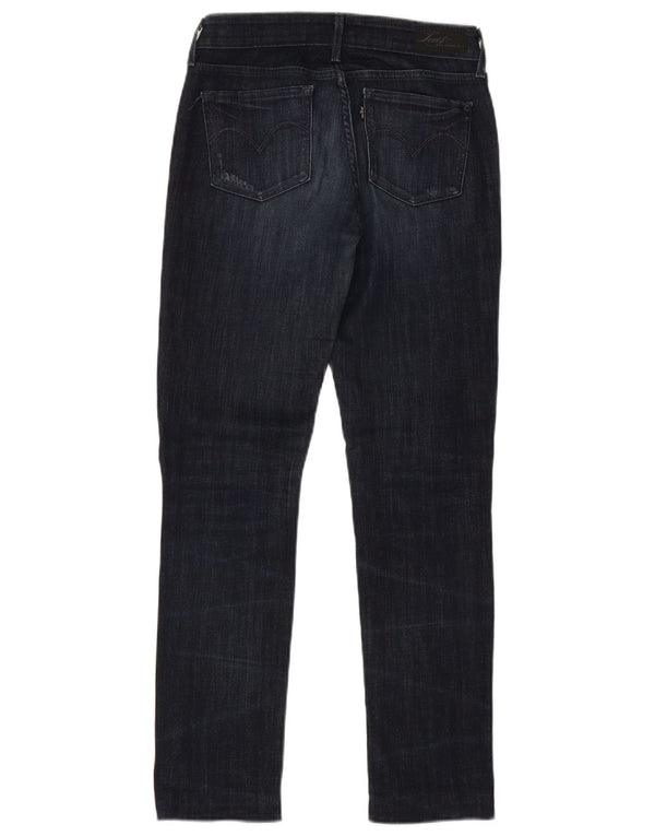 Jeans feminino Levi's Slight Curve Classic Fit Slim W26 L29 Azul Marinho Algodão