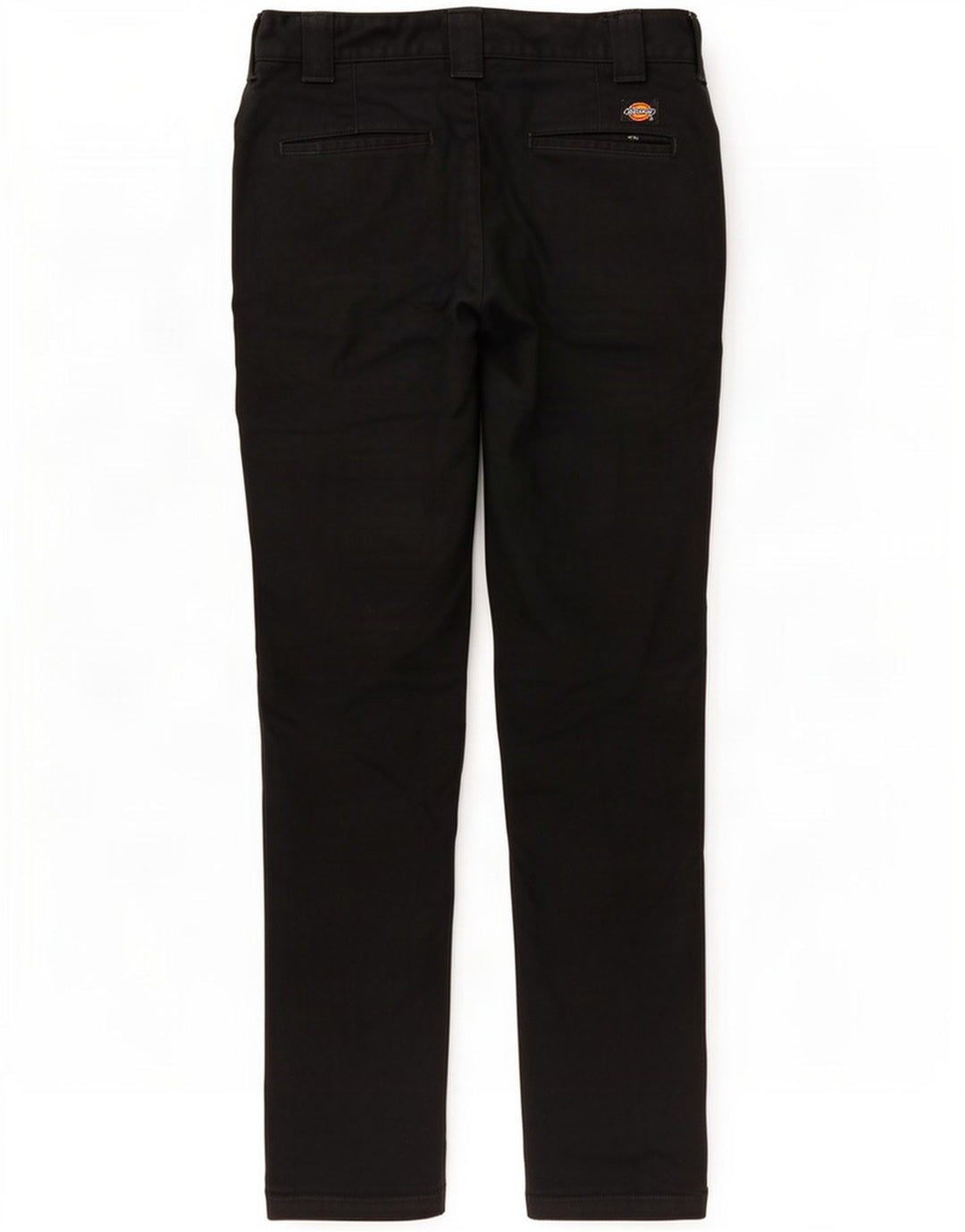 Calças Chino retas masculinas Dickies W34 L32 poliéster preto