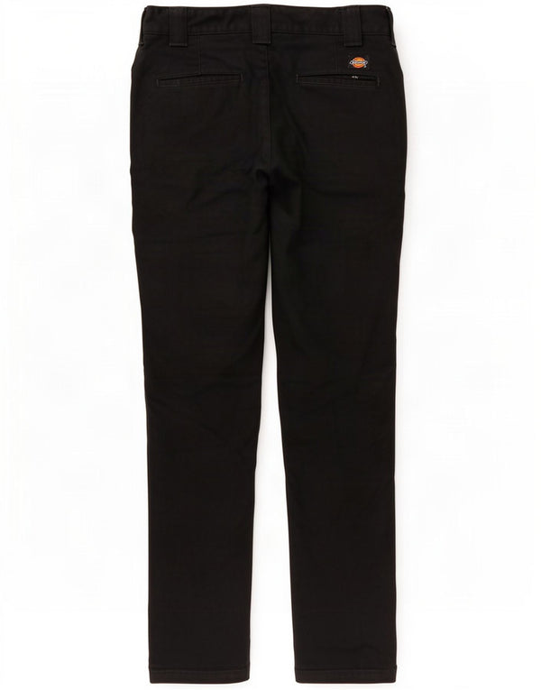 Calças Chino retas masculinas Dickies W34 L32 poliéster preto