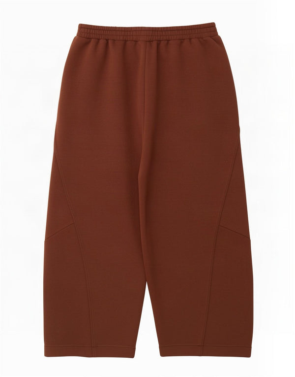 Calça de treino feminina Marks & Spencer UK 14 grande poliéster marrom
