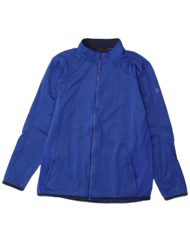 Under ARMOR Jaqueta masculina de agasalho Cold Gear UK 42 XL azul poliéster