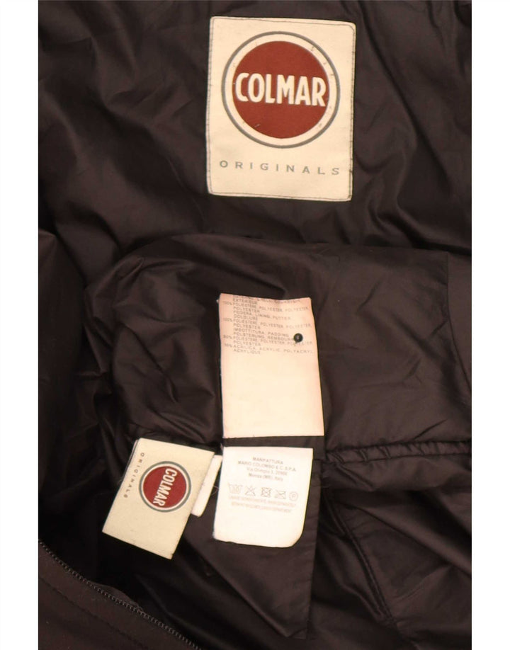 Jaqueta masculina acolchoada com capuz Colmar IT 54 grande poliéster preto