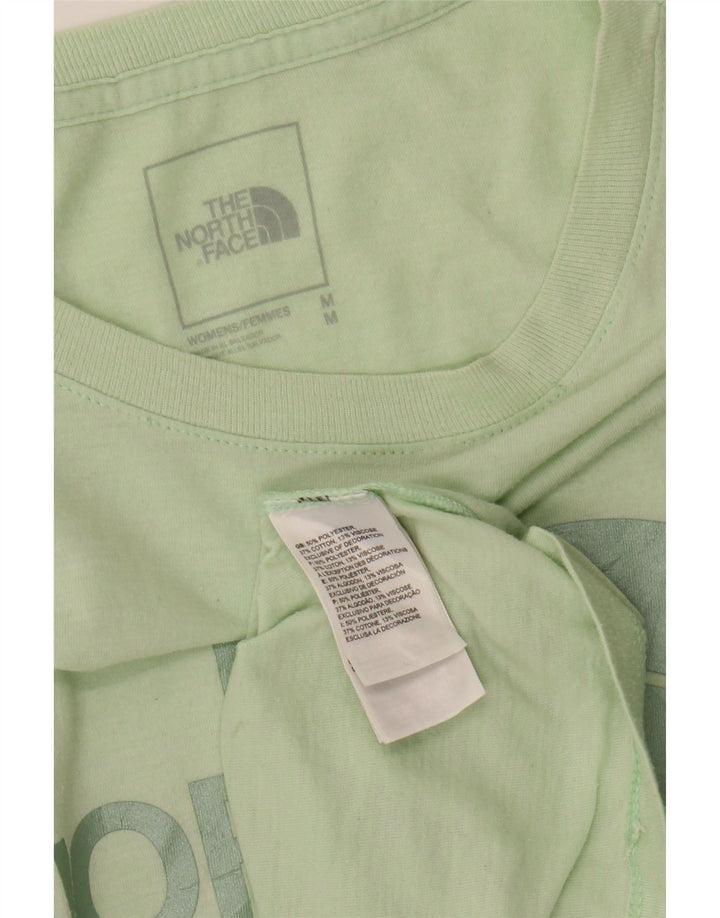 Camiseta feminina gráfica THE NORTH FACE UK 14 poliéster verde médio