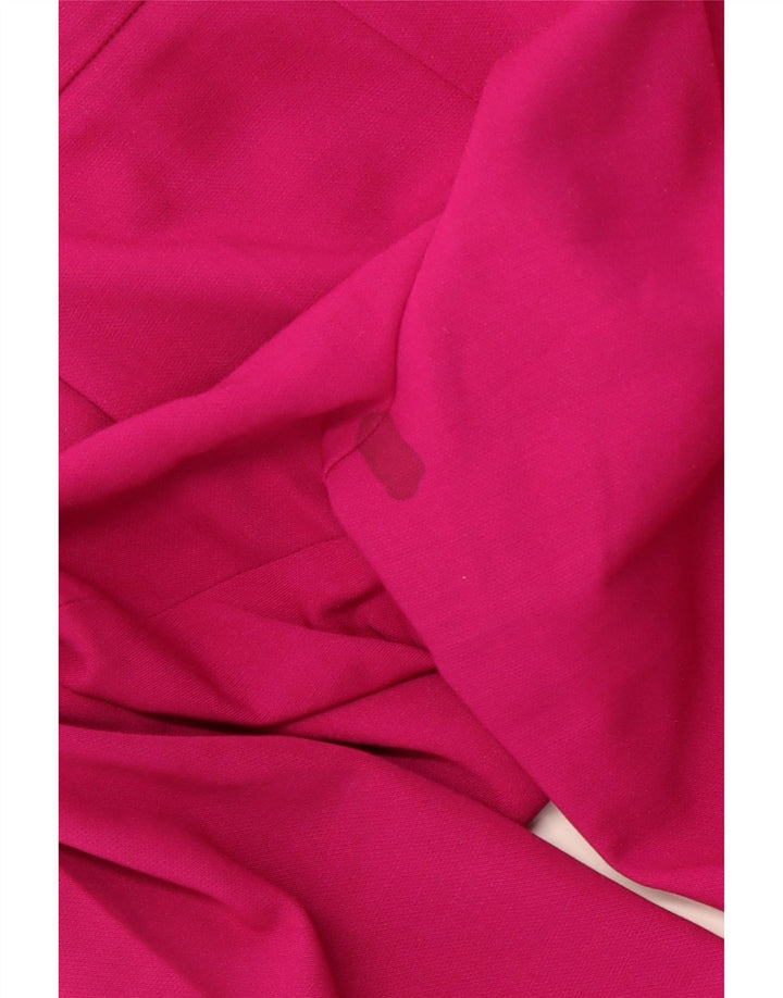 Calça casual feminina FRENCH CONNECTION UK 12 médio W32 L26 rosa