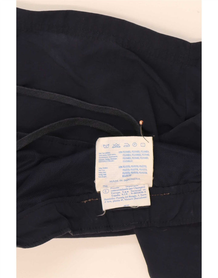 Shorts esportivos masculinos Champion médio azul marinho poliamida
