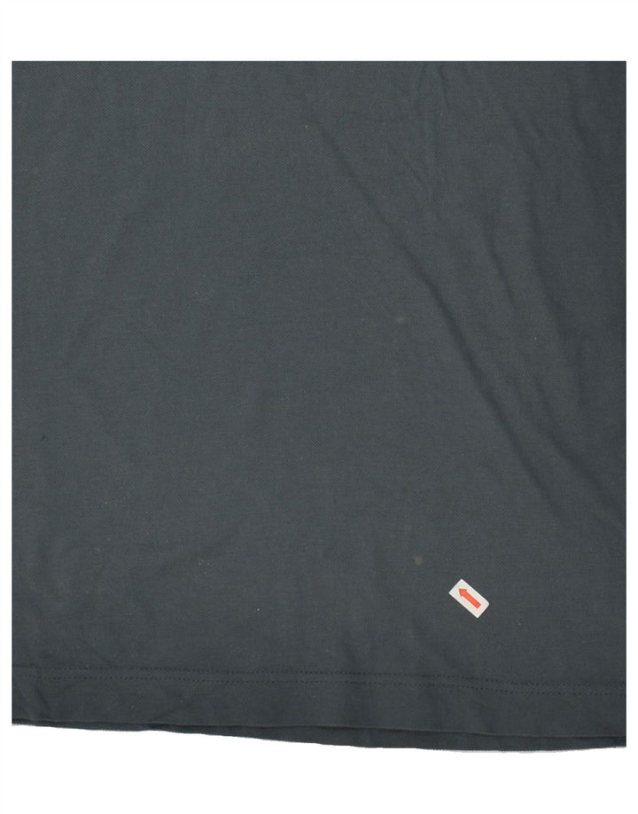 SERGIO TACCHINI Womens Sleeveless Polo Shirt UK 12 Medium Grey Cotton Vintage Sergio Tacchini and Second-Hand Sergio Tacchini from Messina Hembry 