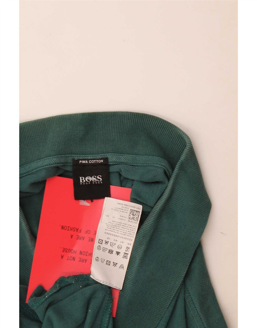 Camisa polo masculina Hugo Boss 3XL algodão verde
