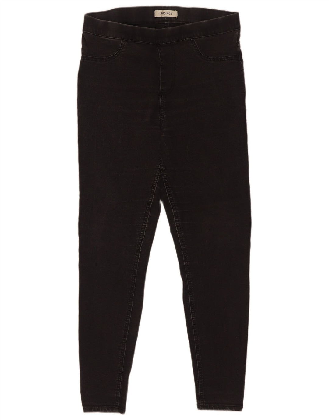 Calça jeans feminina Marks & Spencer UK 12 médio W29 L28 algodão preto