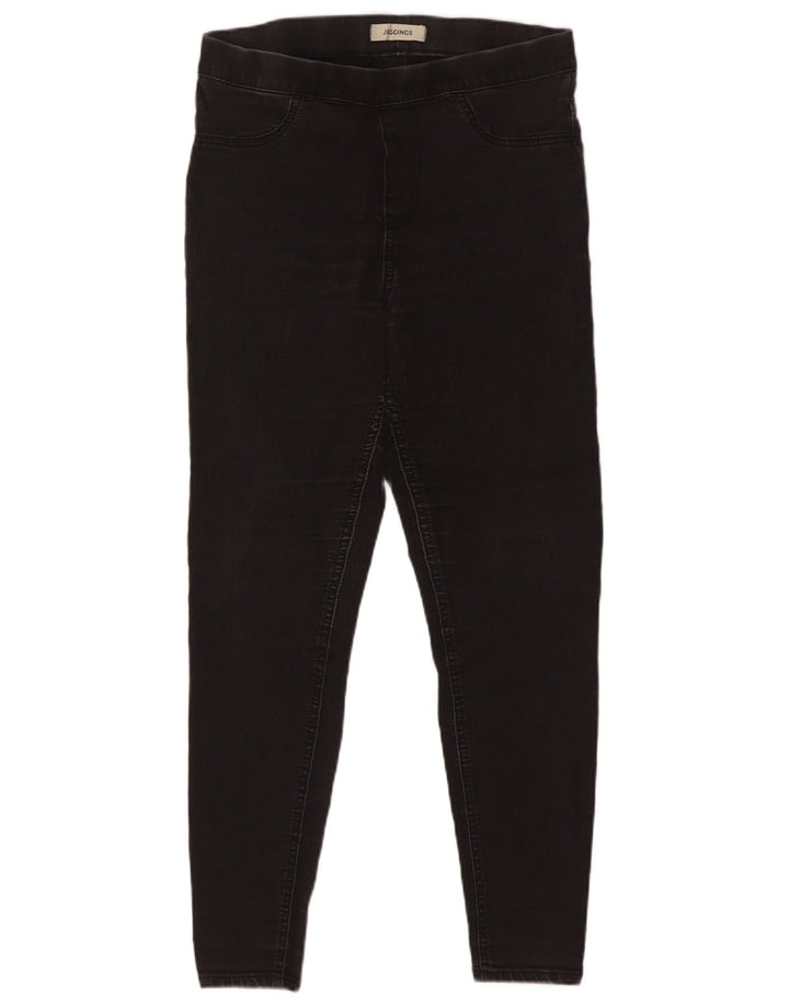 Calça jeans feminina Marks & Spencer UK 12 médio W29 L28 algodão preto
