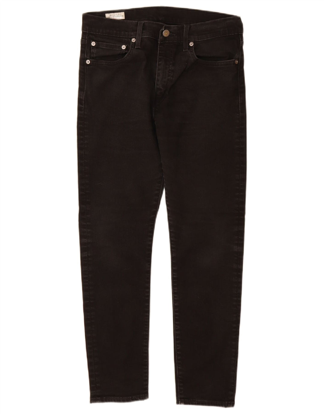 Levi's Mens Slim Jeans W32 L28 Algodão Preto