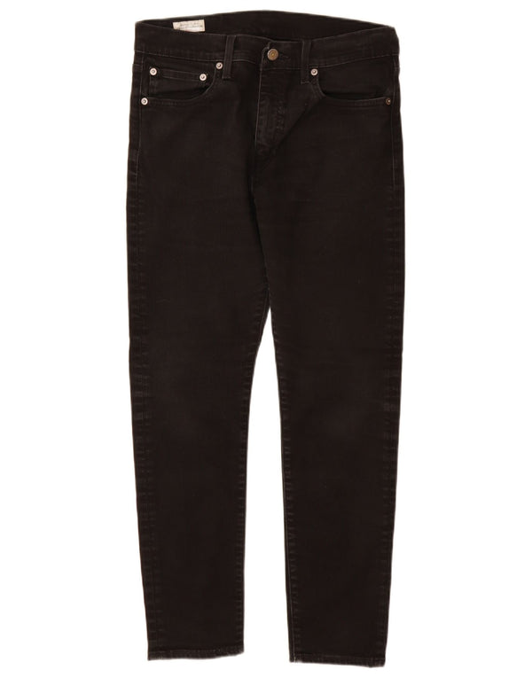 Levi's Mens Slim Jeans W32 L28 Algodão Preto