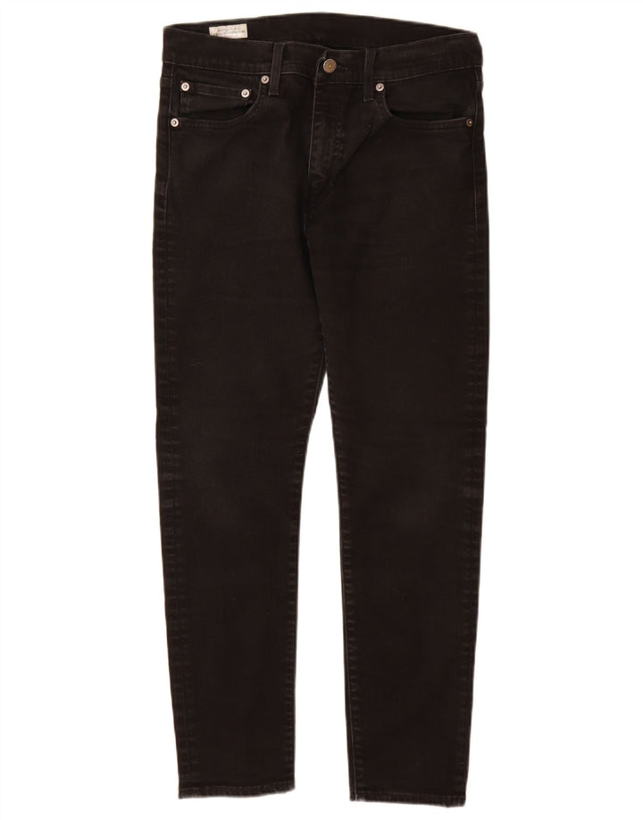 Levi's Mens Slim Jeans W32 L28 Algodão Preto