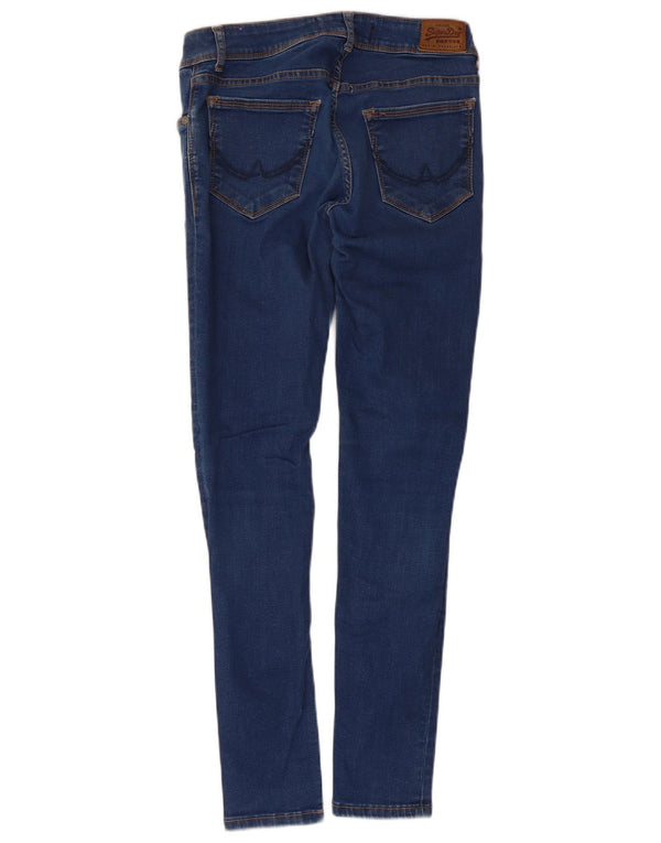 Calça jeans feminina Superdry Cassie Skinny W28 L30 azul algodão