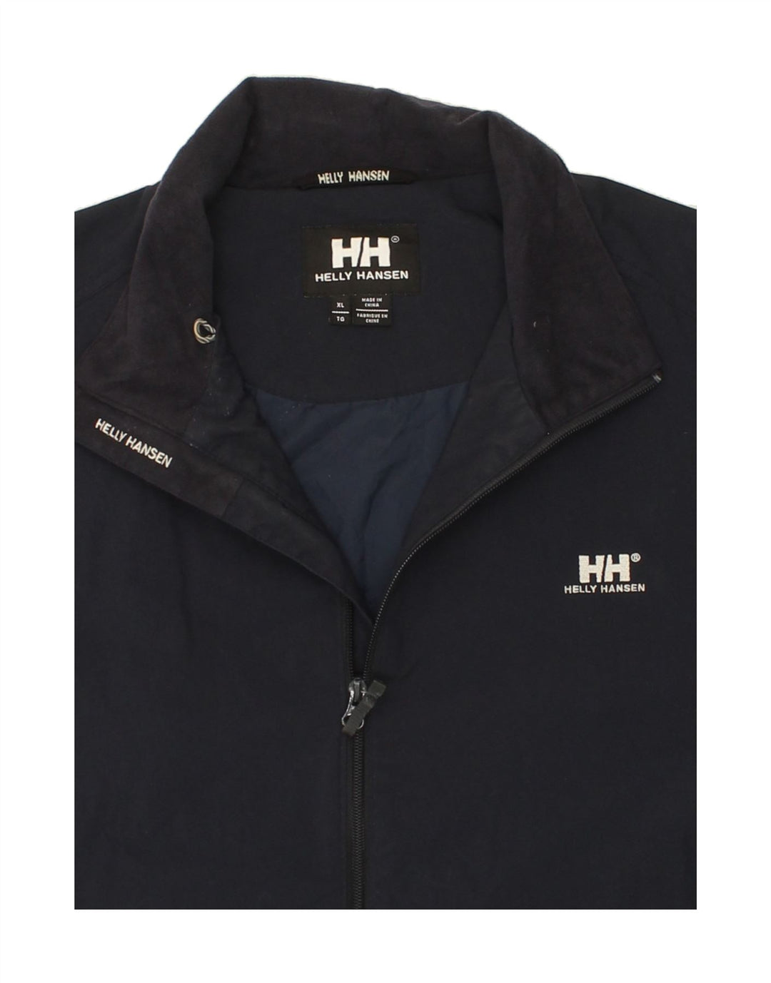 Jaqueta bomber alta masculina HELLY HANSEN Reino Unido 42 XL azul marinho poliéster