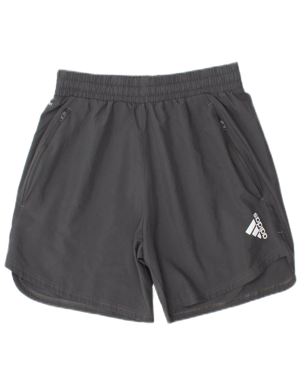 Adidas Mens Aeroready Sport Shorts Pequeno Cinza