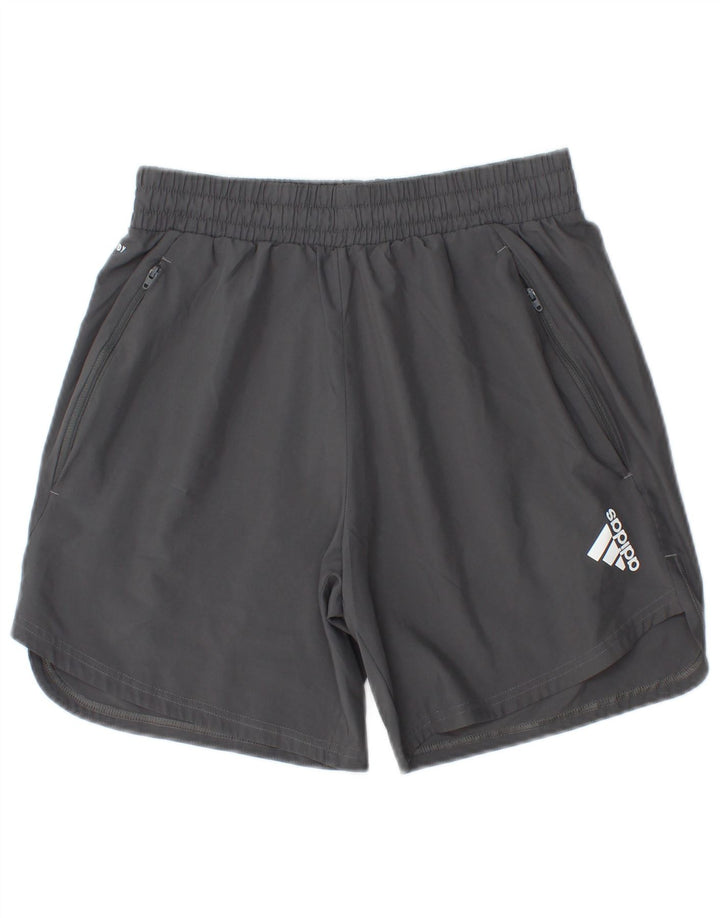 Adidas Mens Aeroready Sport Shorts Pequeno Cinza