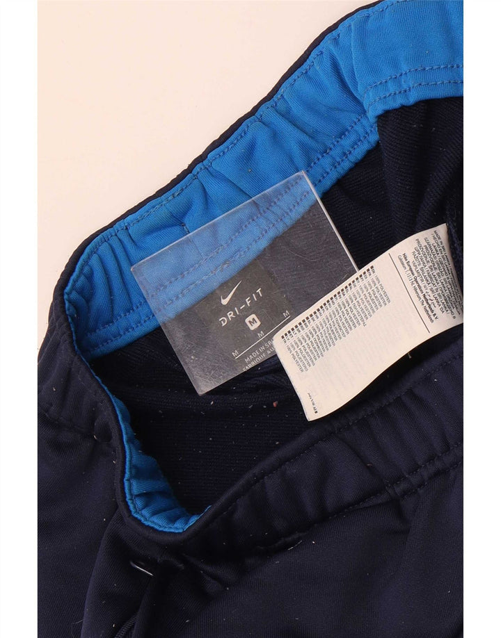 Calça de treino masculina Nike Dri Fit médio azul marinho poliéster