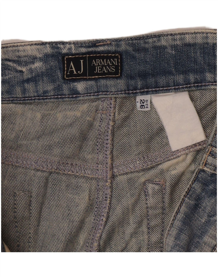 Jeans retos femininos Armani W26 L34 azul