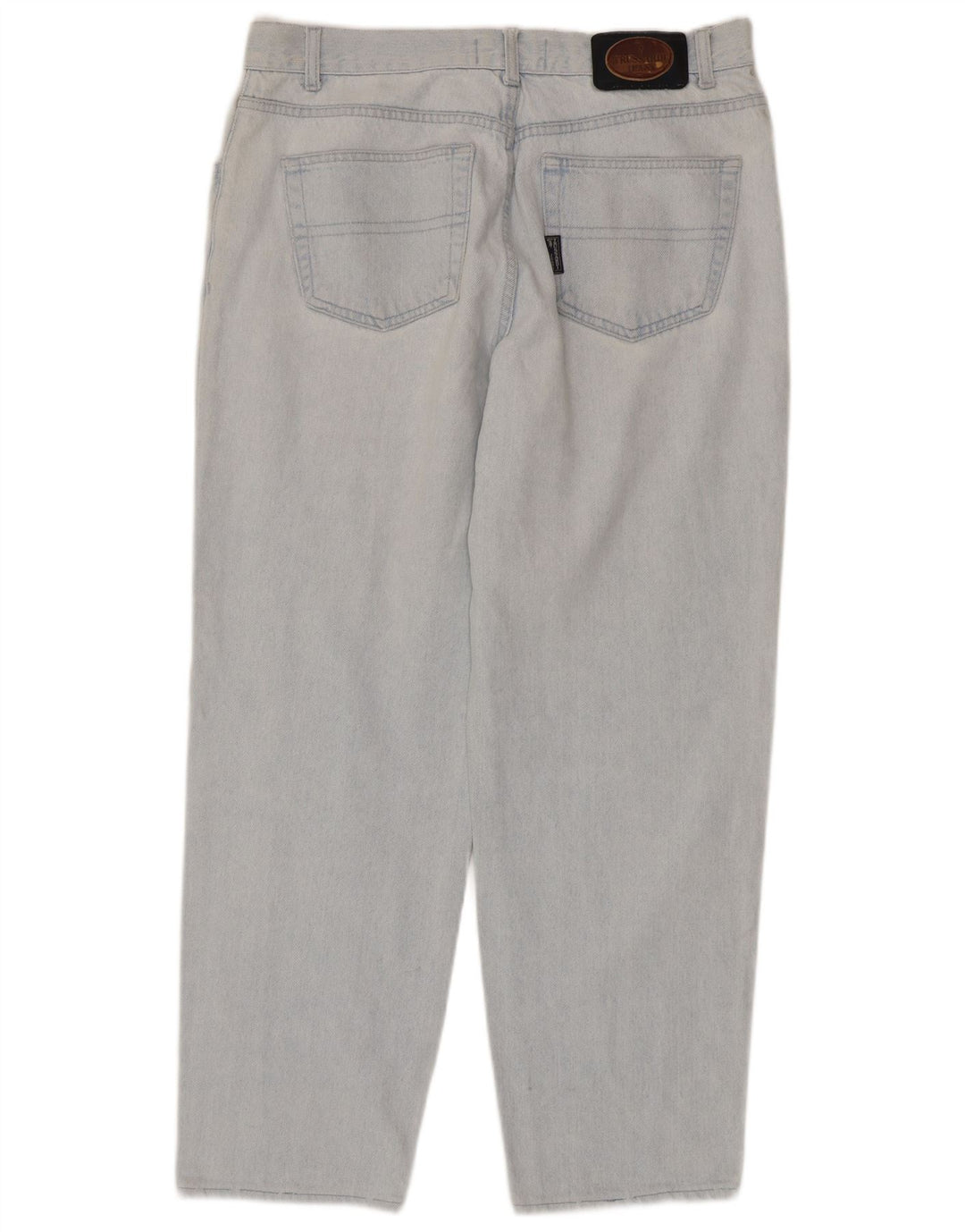 Trussardi Mens Tapered Jeans W40 L30 Azul Algodão