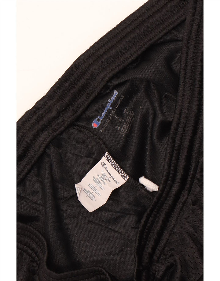 Shorts esportivos masculinos CHAMPION poliéster preto grande