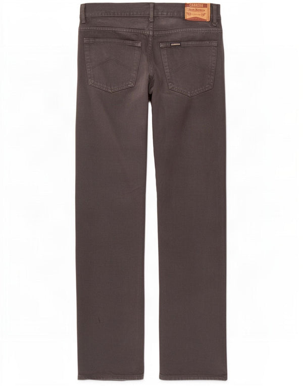 Carrera Mens Attitude Straight Jeans W34 L35 Grey Cotton