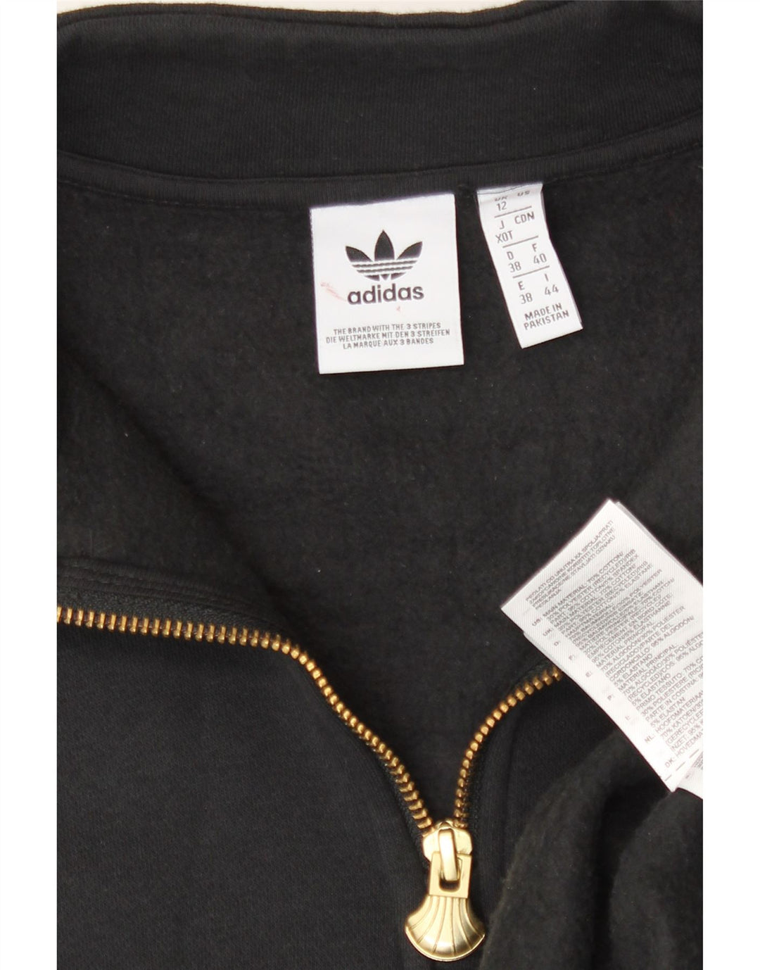 Adidas feminino oversized gráfico moletom jumper reino unido 12 médio preto