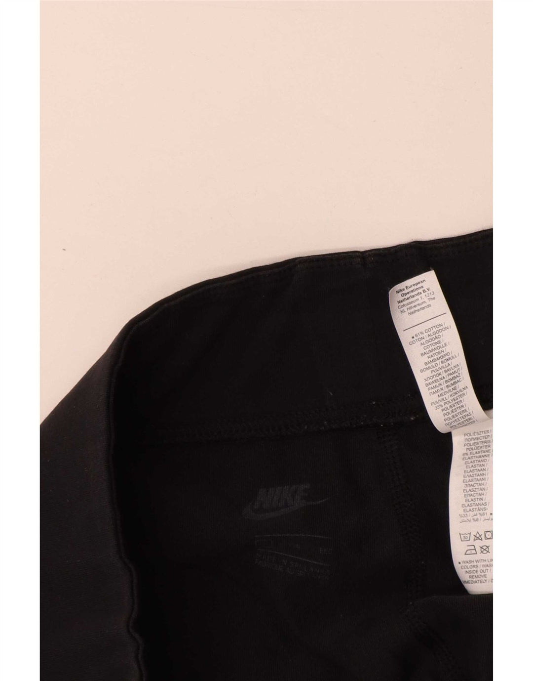 Leggings Nike Femininas Graphic UK 20 2XL Algodão Preto