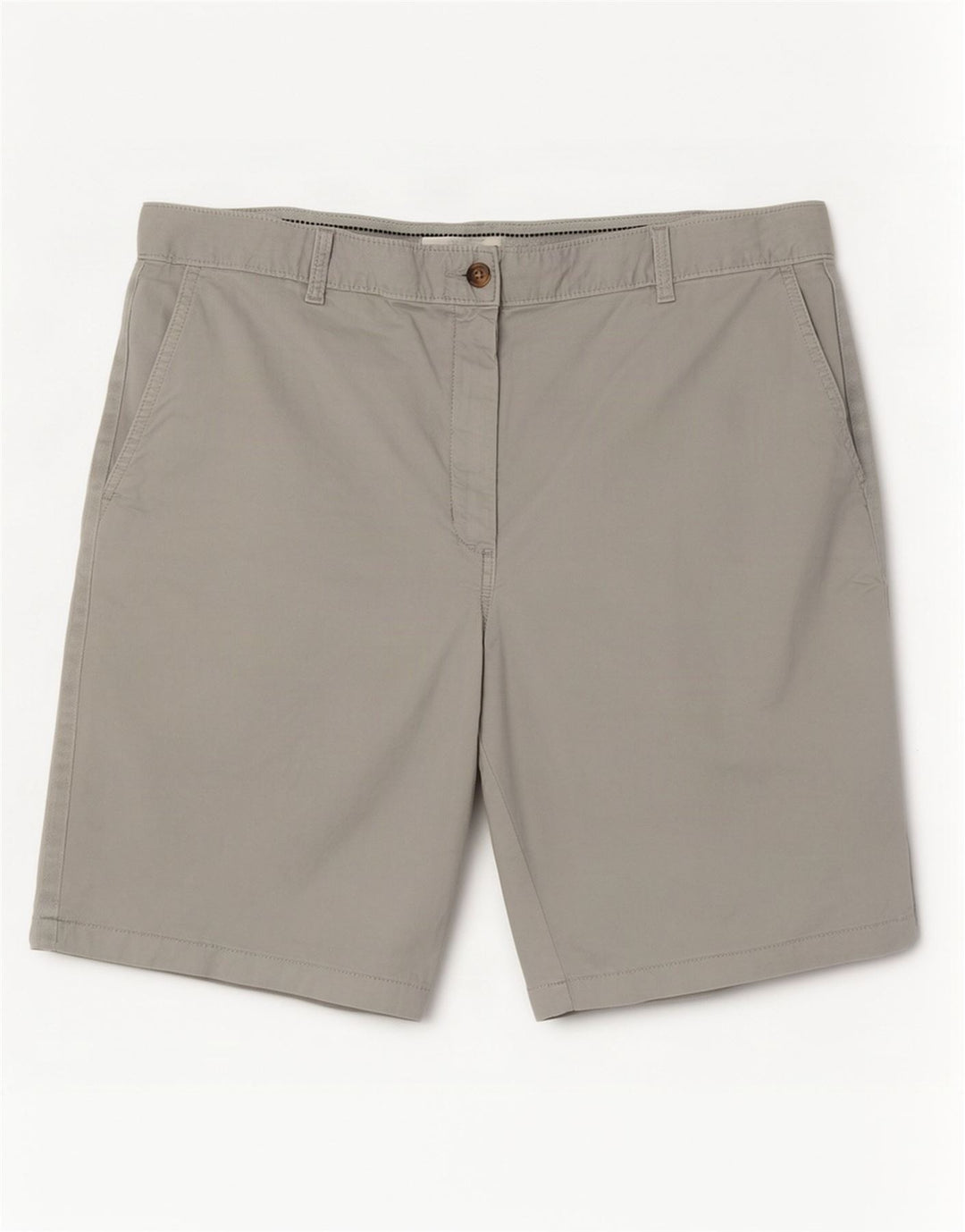 Shorts chino feminino Marks & Spencer Reino Unido 16 grande W36 algodão cinza