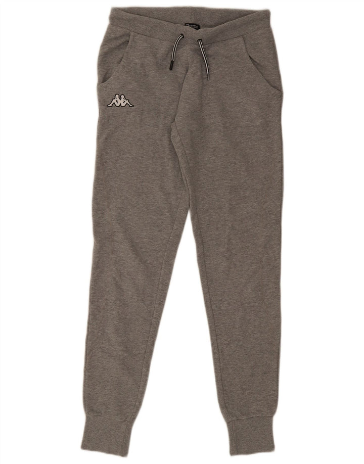 Calça de treino masculina Kappa Joggers médio cinza algodão