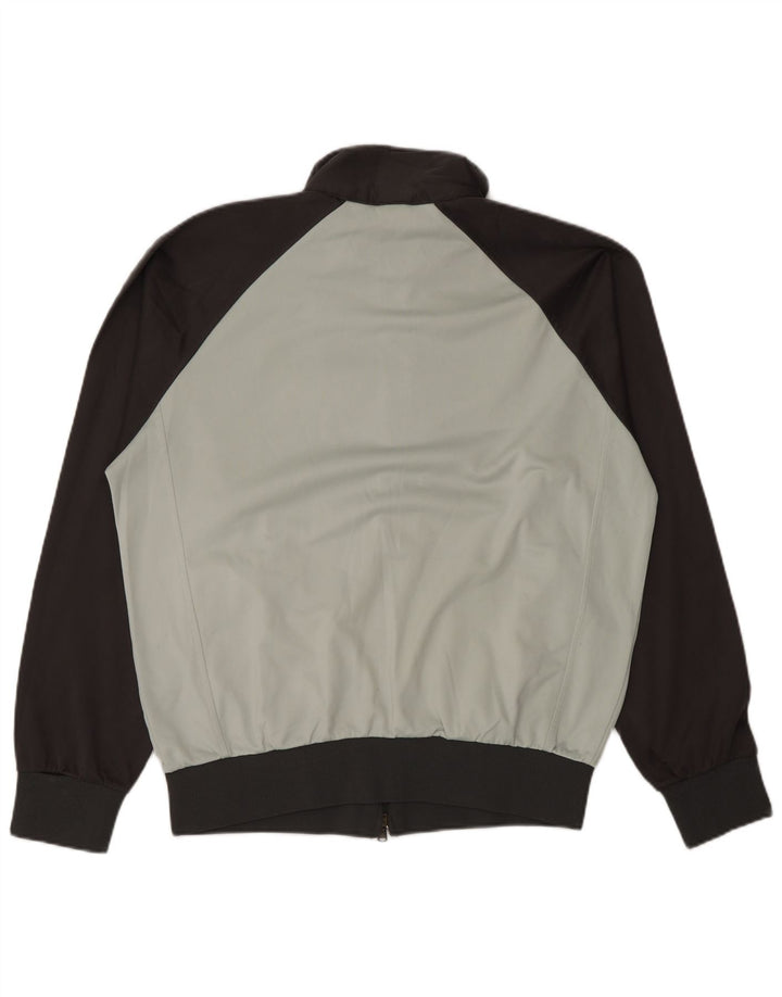 Jaqueta masculina Champion Graphic Tracksuit Top cinza médio bloco colorido