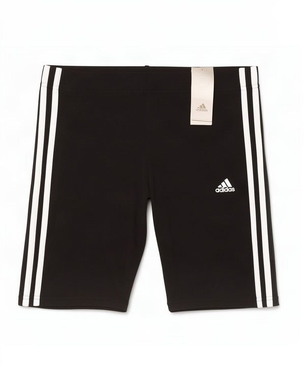 Shorts esportivos femininos Adidas UK 12/14 médio preto algodão