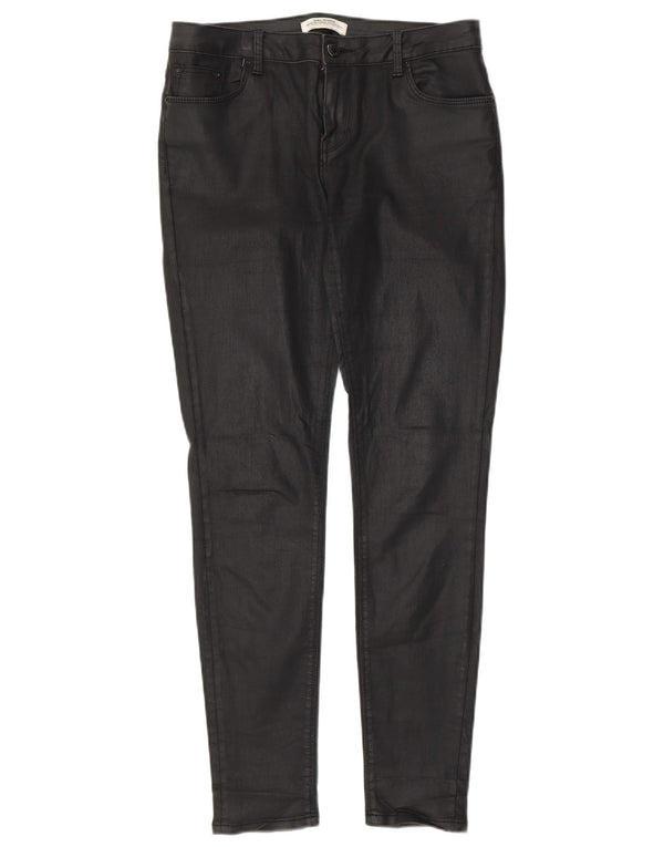 Calça feminina casual skinny Zara EU 36 XS W26 L29 algodão preto