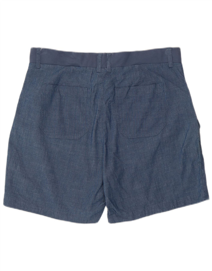 Shorts cargo feminino Lee de cintura média e ajuste relaxado W34 grande azul