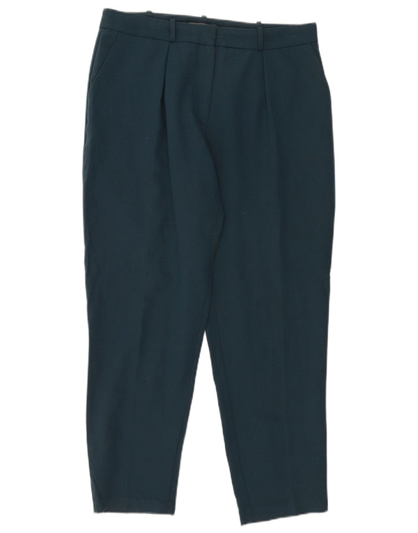 Calça Chino Feminina Oasis Pegged Reino Unido 14 Grande W32 L27 Azul Marinho
