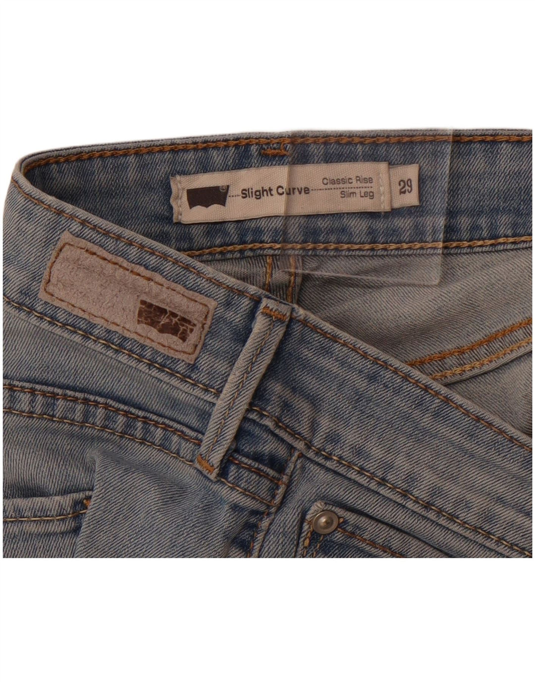 Calça jeans feminina LEVI'S Slight Curve Classic Rise Slim W29 L28 Azul
