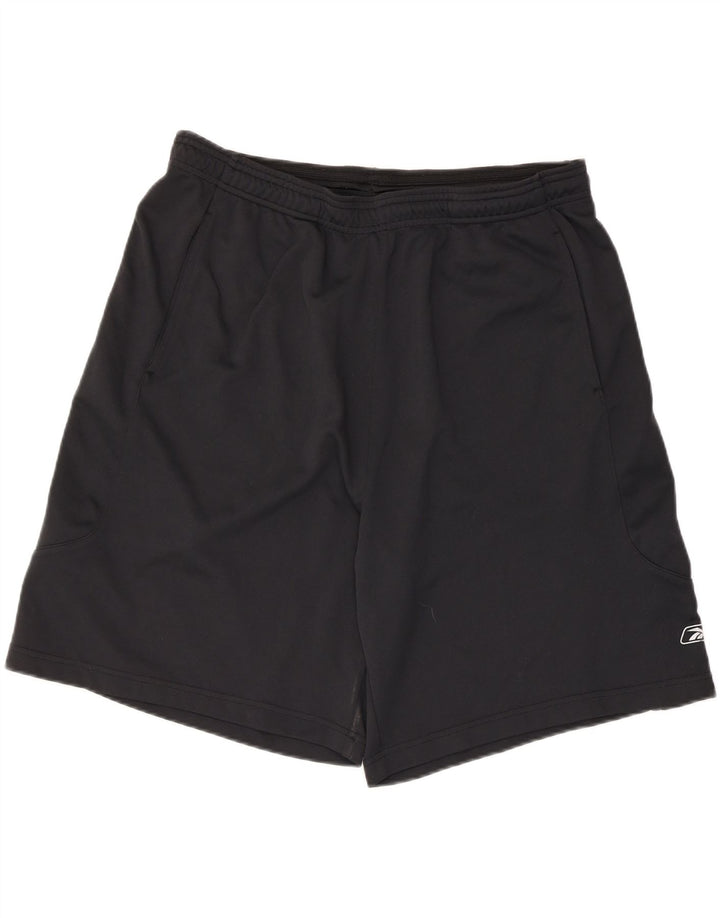 Shorts esportivos masculinos Reebok XL poliéster preto