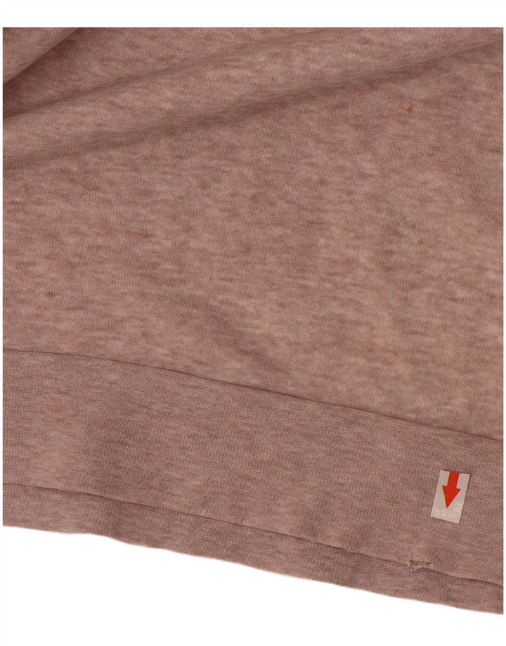Adidas Mens Moletom Jumper Grande Algodão Rosa