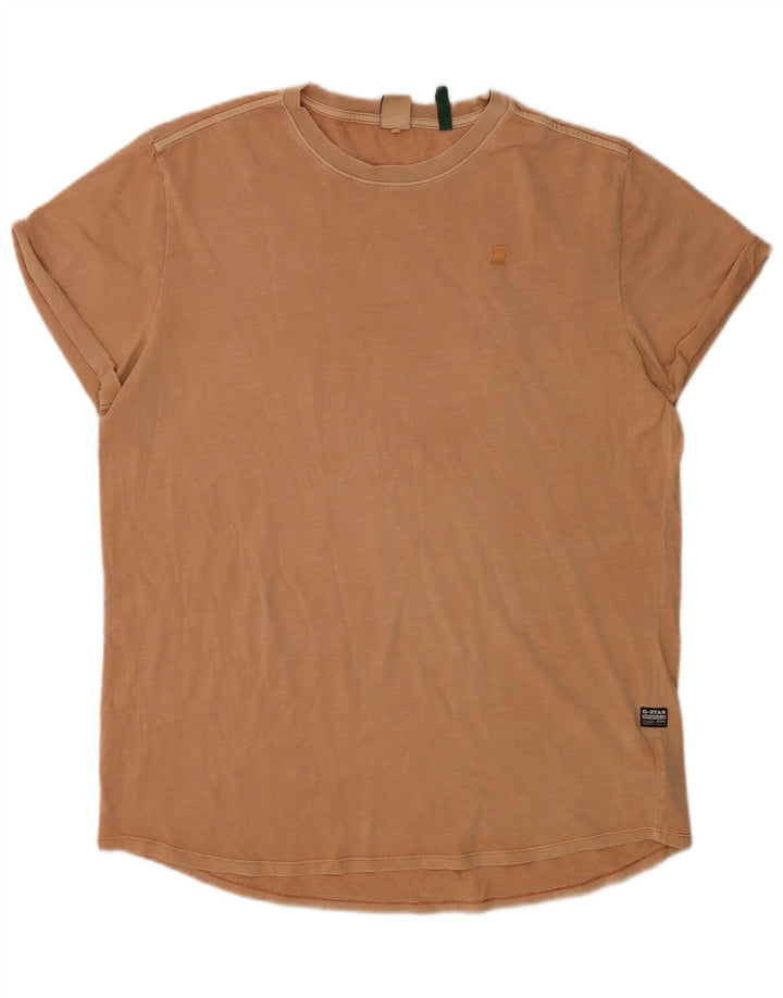 Camiseta masculina G-Star Top XL algodão bege