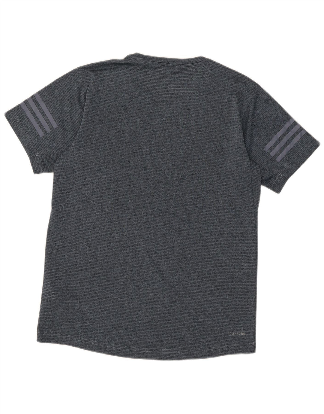 ADIDAS Mens Climacool T-Shirt Top Pequeno Poliéster Salpicado Azul