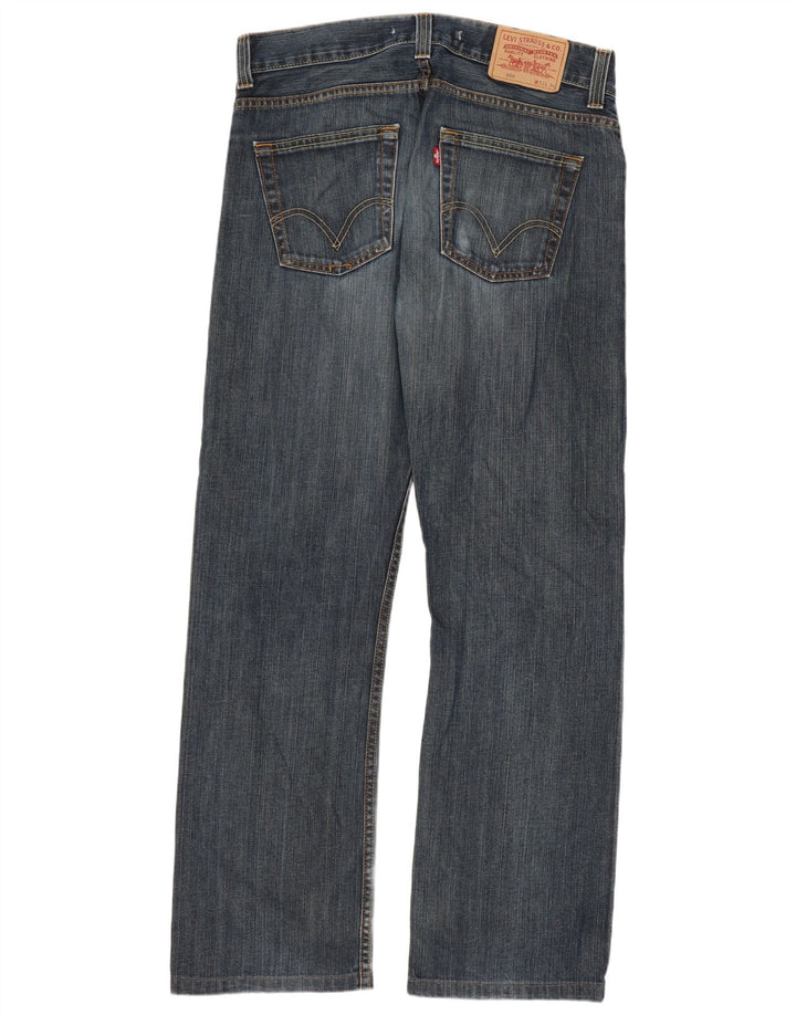 Calça jeans masculina Levi's 506 Standard Fit Straight W33 L31 Azul