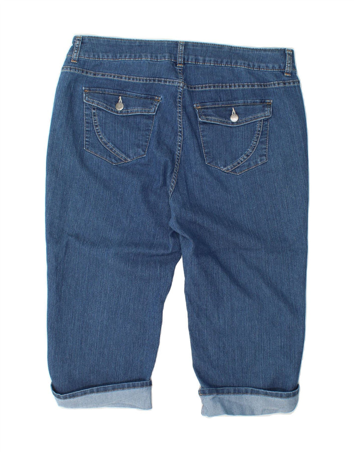 LEE Womens Riders Bermuda Denim Shorts US 18 2XL W40  Blue Cotton Vintage Lee and Second-Hand Lee from Messina Hembry 