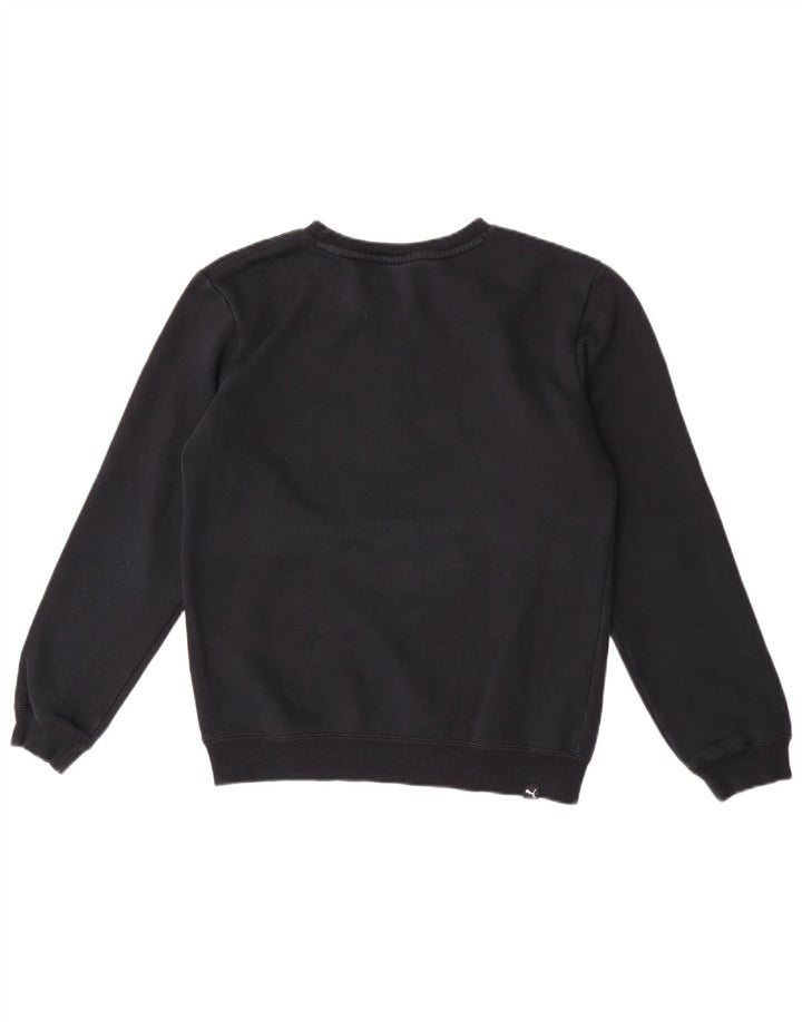 Jumper de moletom gráfico Puma Boys 13-14 anos preto