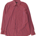 Camisa masculina Hugo Boss tamanho 41 16 grande Borgonha