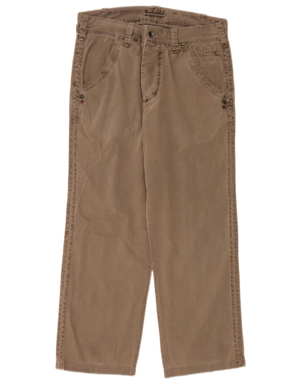 Calça casual masculina Napapijri Geographic Straight W34 L28 marrom