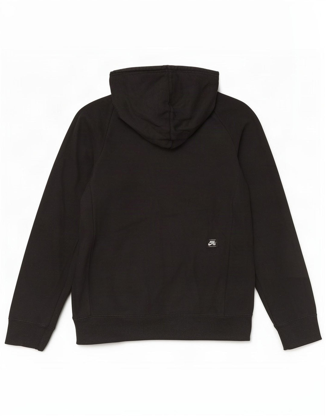 Nike masculino gráfico moletom com capuz médio preto
